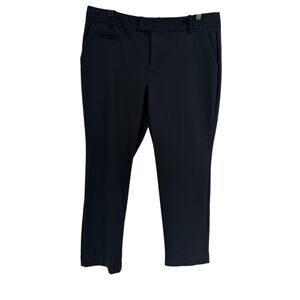 Banana Republic Martin Fit Straight Leg Pants Black Professional Business 10S